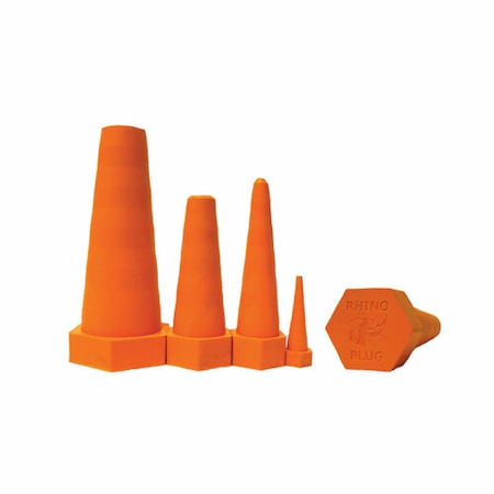 Rhino Rhino Safety Orange Drip Proof Plugs MEDIUM Fits size -16 to -20 ROPLUG-3